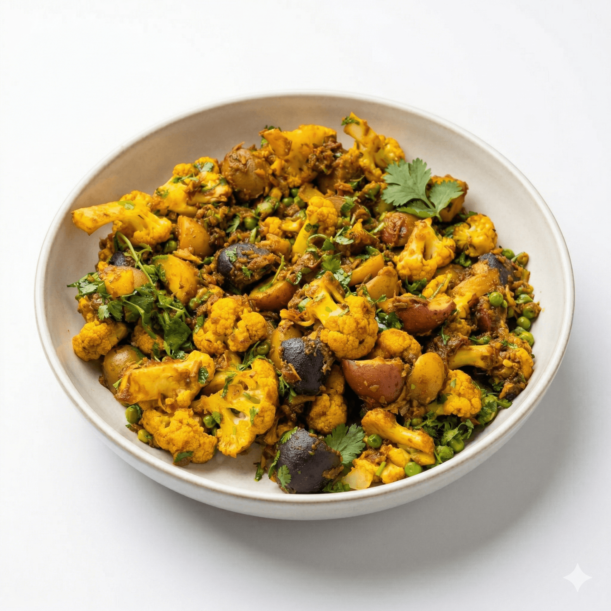 Curried cauliflower